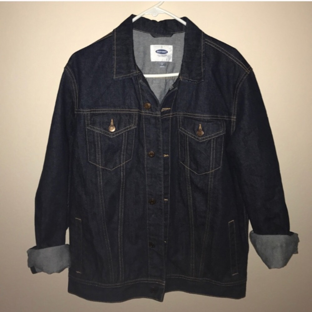Old Navy Dark Wash Denim Jacket- Never Worn